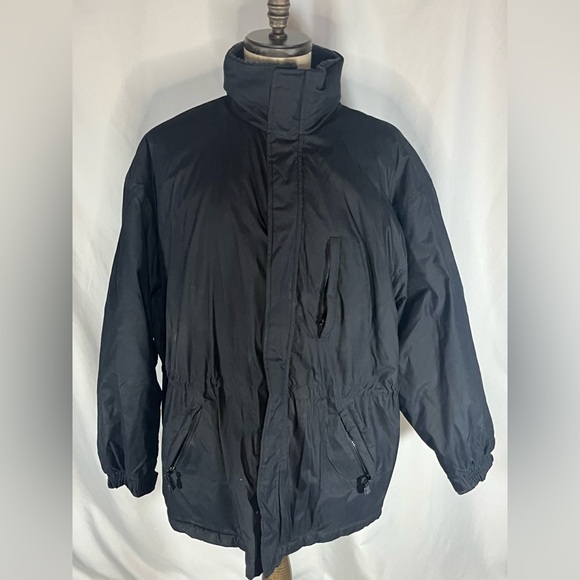WearGuard Vintage Insulated All Weather  Men’s Full Zip Stowable Hood Jacket - Picture 1 of 12